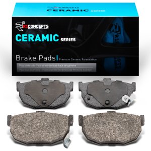 Hyundai Tiburon Brake Pads - Rear - R1 Concepts - R1 Ceramic - `84-`10